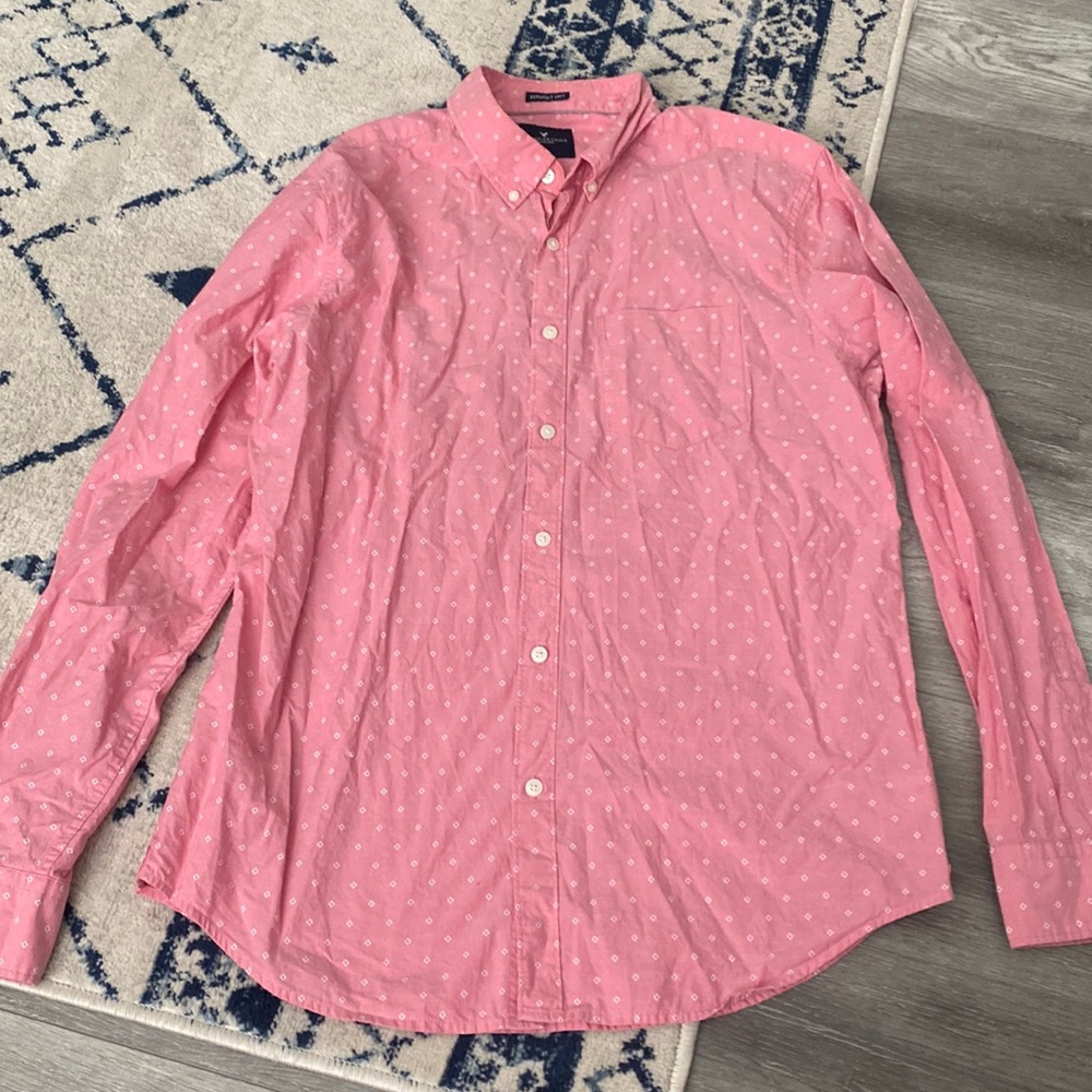 Mens American Eagle button up size large